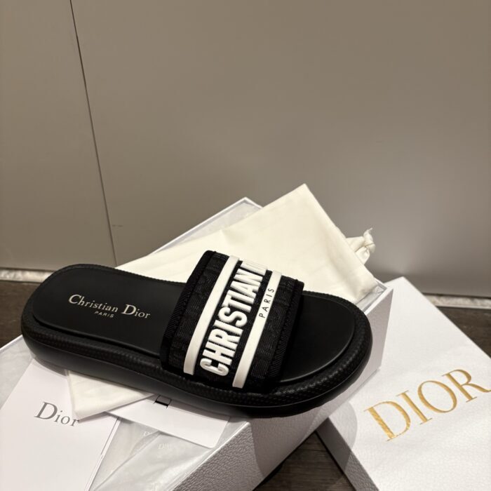 디올 디올리비에라 D 웨이 슬리퍼 샌들 블랙 레플리카 미러급 SA급 S급 고퀄리티 최상급 하이엔드 신발 [여성] 2