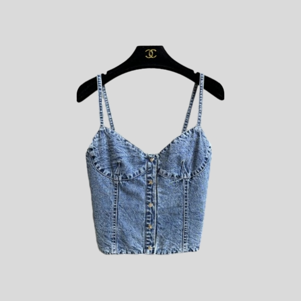 샤넬 데님 캐미솔 탑 레플리카 미러급 SA급 S급 고퀄리티 하이엔드 최상급 의류 [여성]
