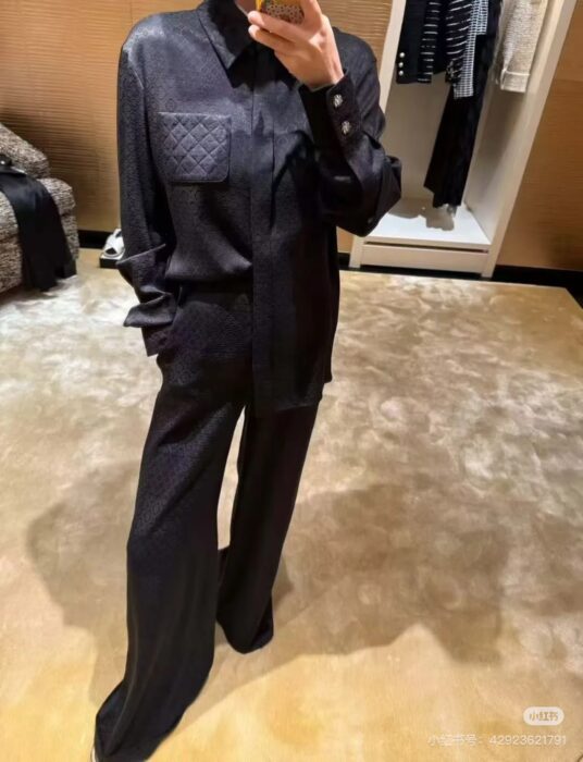 샤넬 플레이드 실크 팬츠 레플리카 미러급 SA급 S급 고퀄리티 하이엔드 최상급 의류 [여성] 2