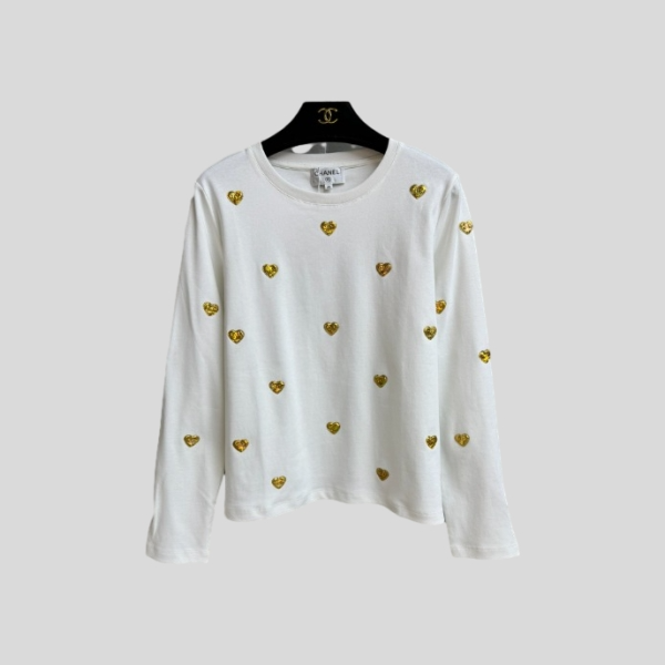 샤넬 하트 롱 티셔츠 레플리카 미러급 SA급 S급 고퀄리티 하이엔드 최상급 의류 [여성]