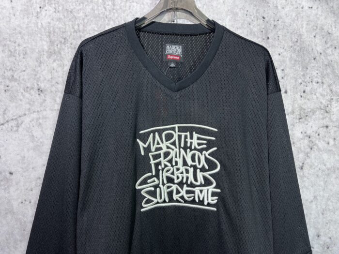 슈프림 Marithe Francois Girbaud 가슴 자수 긴팔티 블랙 레플리카 미러급 SA급 S급 고퀄리티 하이엔드 최상급 의류 [남성여성공용] 5