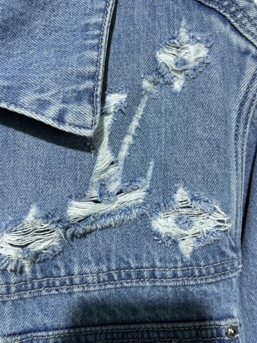 루이비통 모노그램 대미지 데님 자켓 레플리카 미러급 SA급 S급 고퀄리티 하이엔드 최상급 의류 [남성여성공용] 14