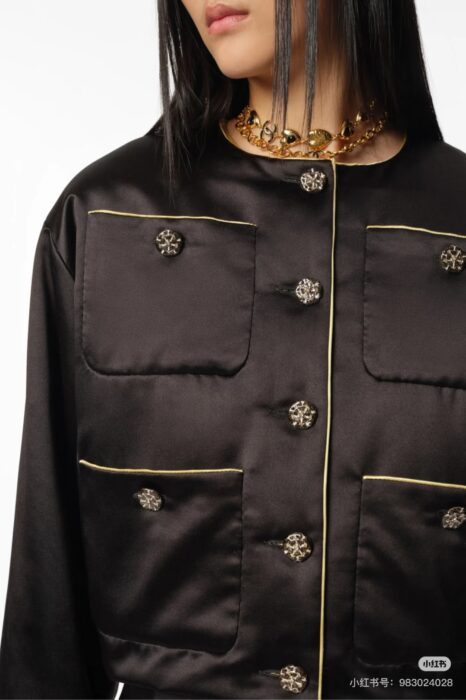 샤넬 핸드메이드 실크 새틴 자켓 레플리카 미러급 SA급 S급 고퀄리티 하이엔드 최상급 의류 [여성] 20