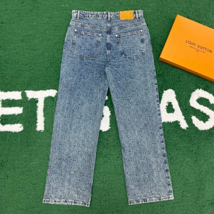 루이비통 모노그램 자카드 스케이트 데님 팬츠 1AGHVA 레플리카 미러급 SA급 S급 고퀄리티 하이엔드 최상급 의류 [남성여성공용] 8