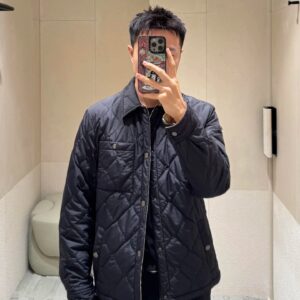 버버리 체크 양면 셔츠 자켓 네이비 레플리카 미러급 SA급 S급 고퀄리티 하이엔드 최상급 의류 [남성]