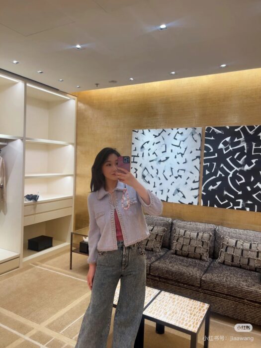 샤넬 퍼플 플러시 가디건 레플리카 미러급 SA급 S급 고퀄리티 하이엔드 최상급 의류 [여성] 6