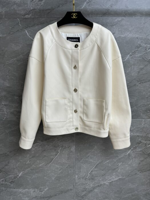 샤넬 베이지 가죽 자켓, 팬츠 레플리카 미러급 SA급 S급 고퀄리티 하이엔드 최상급 의류 [여성] 8