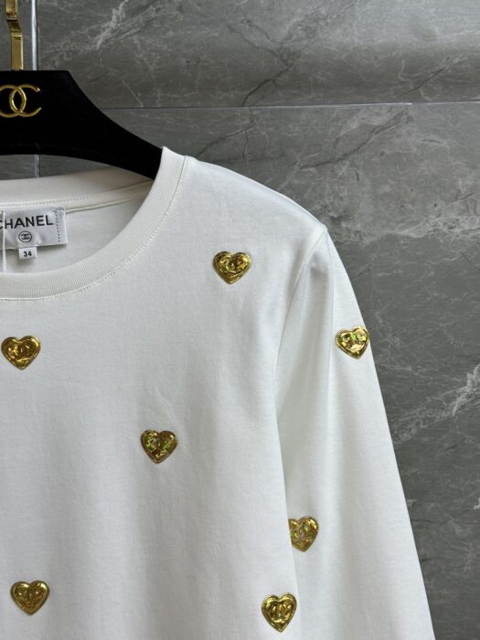 샤넬 하트 롱 티셔츠 레플리카 미러급 SA급 S급 고퀄리티 하이엔드 최상급 의류 [여성] 4