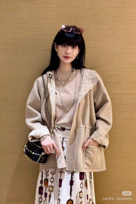 루이비통 더블 페이스 후디드 파카 레플리카 미러급 SA급 S급 고퀄리티 하이엔드 최상급 의류 [여성] 13