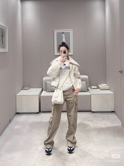 디올 오버사이즈 칼라 매크로까나쥬 자켓 레플리카 미러급 SA급 S급 고퀄리티 하이엔드 최상급 의류 [여성] 9