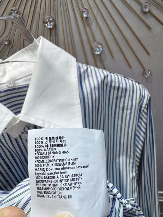 미우미우 플리츠 스트라이프 포플린 미니드레스 레플리카 미러급 SA급 S급 고퀄리티 하이엔드 최상급 의류 [여성] 6