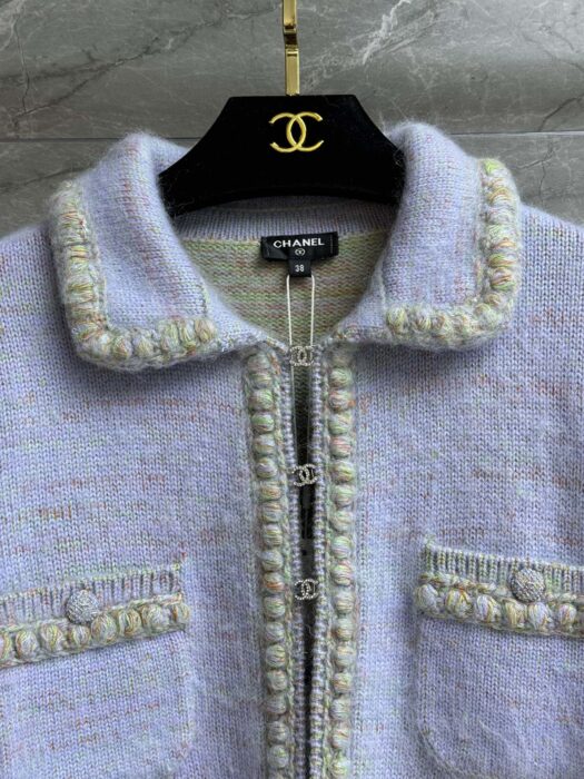 샤넬 퍼플 플러시 가디건 레플리카 미러급 SA급 S급 고퀄리티 하이엔드 최상급 의류 [여성] 9