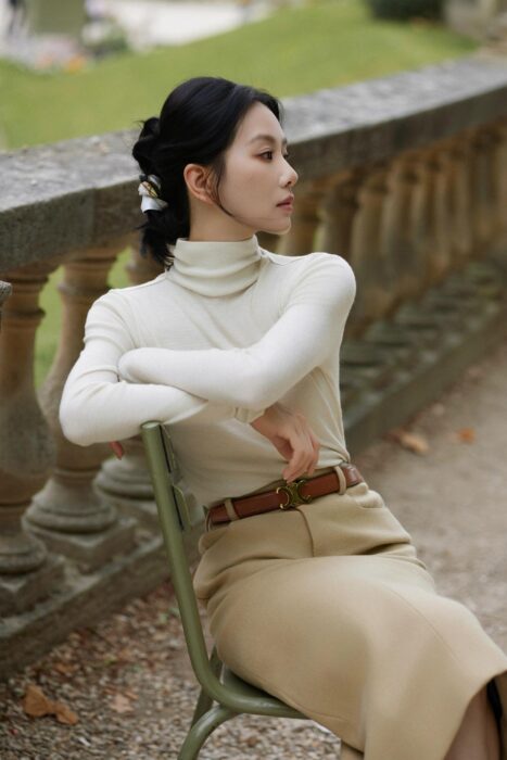 셀린느 터틀넥 긴팔 티셔츠 레플리카 미러급 SA급 S급 고퀄리티 하이엔드 최상급 의류 [여성] 4