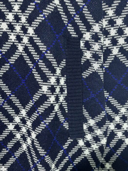 버버리 양털 혼방 체크 지퍼 가디건 블루 레플리카 미러급 SA급 S급 고퀄리티 하이엔드 최상급 의류 [남성여성공용] 11