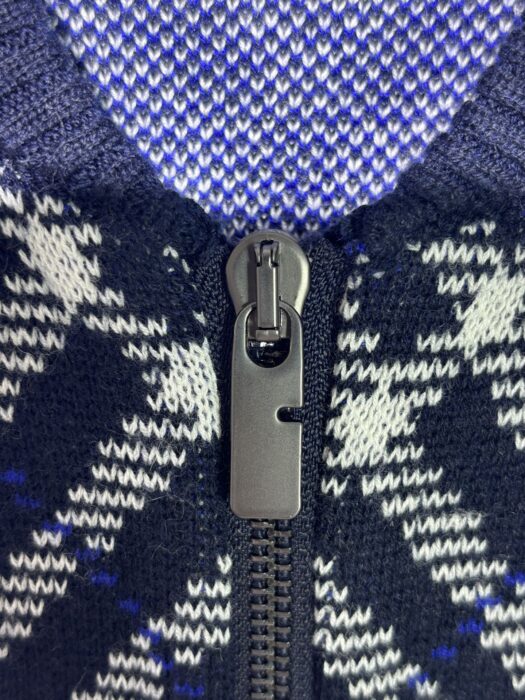 버버리 양털 혼방 체크 지퍼 가디건 블루 레플리카 미러급 SA급 S급 고퀄리티 하이엔드 최상급 의류 [남성여성공용] 10