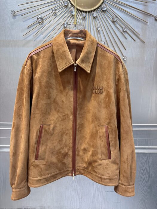 미우미우 스웨이드 블루종 자켓 레플리카 미러급 SA급 S급 고퀄리티 하이엔드 최상급 의류 [여성] 2