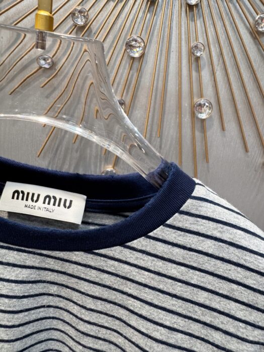 미우미우 그레이 블루 티셔츠 레플리카 미러급 SA급 S급 고퀄리티 하이엔드 최상급 의류 [여성] 6