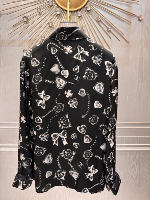 샤넬 뉴 레이스 카멜리아 러브 리본 셔츠 레플리카 미러급 SA급 S급 고퀄리티 하이엔드 최상급 의류 [여성] 3