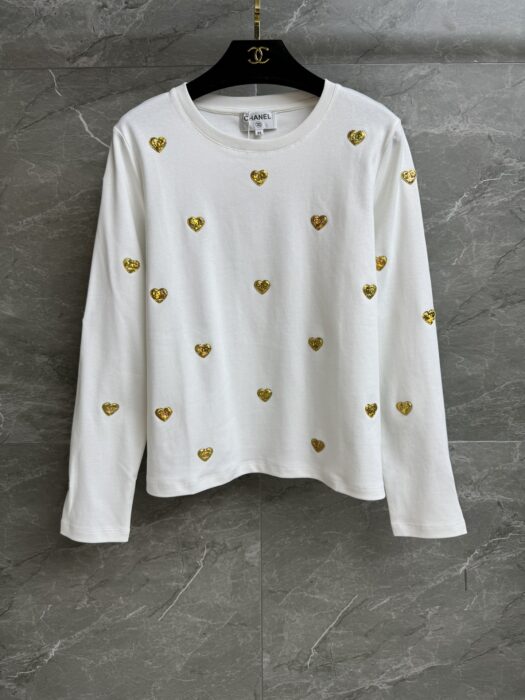 샤넬 하트 롱 티셔츠 레플리카 미러급 SA급 S급 고퀄리티 하이엔드 최상급 의류 [여성] 2