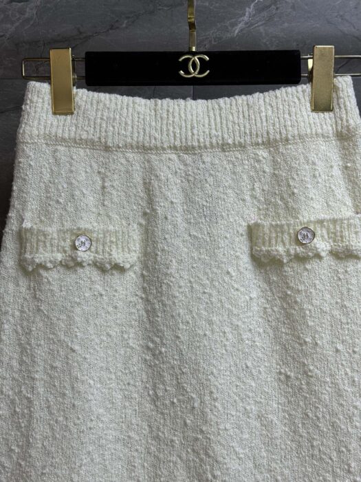 샤넬 레이스 니트 스커트 레플리카 미러급 SA급 S급 고퀄리티 하이엔드 최상급 의류 [여성] 7