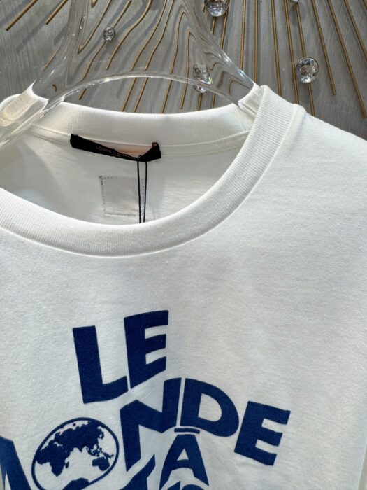 루이비통 플로킹 레더 반팔티 레플리카 미러급 SA급 S급 고퀄리티 하이엔드 최상급 의류 [남성여성공용] 8