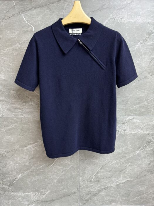 미우미우 캐시미어 폴로 셔츠 레플리카 미러급 SA급 S급 고퀄리티 하이엔드 최상급 의류 [여성] 3