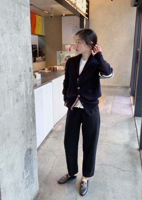 톰브라운 사선 메리노울 숄카라 가디건 레플리카 미러급 SA급 S급 고퀄리티 하이엔드 최상급 의류 [남성여성공용] 16