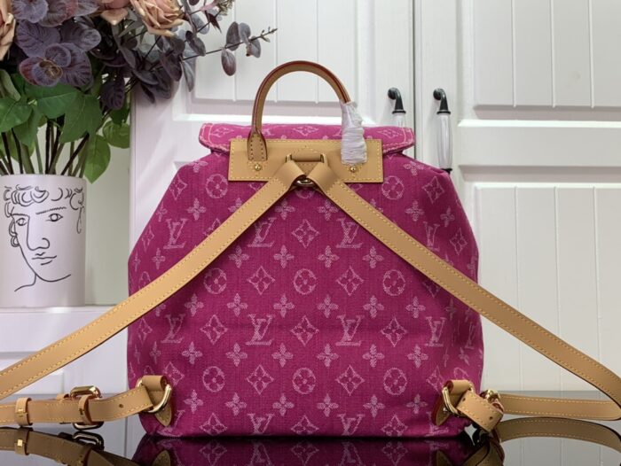 루이비통 빈티지 데님 백팩 M44460 자홍색 레플리카 미러급 SA급 S급 고퀄리티 최상급 하이엔드 가방 [여성] 2