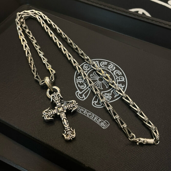 크롬하츠 십자가 각인 삼각 체인 목걸이 레플리카 미러급 SA급 S급 고퀄리티 최상급 하이엔드 악세사리 [남성여성공용] 5