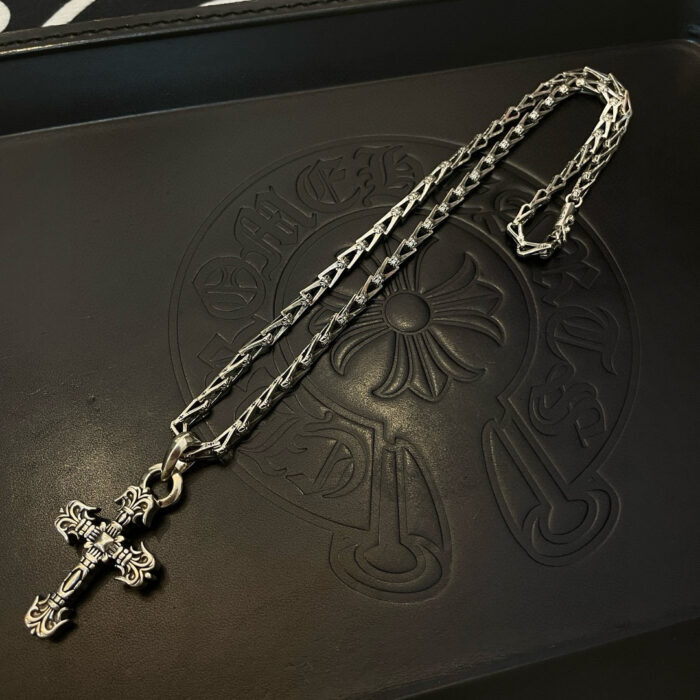 크롬하츠 십자가 각인 삼각 체인 목걸이 레플리카 미러급 SA급 S급 고퀄리티 최상급 하이엔드 악세사리 [남성여성공용] 6