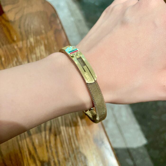 구찌 모노그램 점보 G 팔찌 골드 레플리카 미러급 SA급 S급 고퀄리티 최상급 하이엔드 악세사리 [남성여성공용] 2