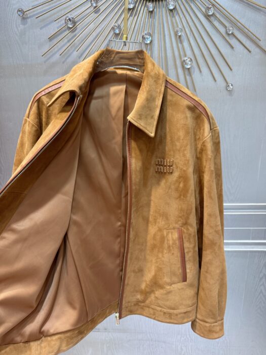 미우미우 스웨이드 블루종 자켓 레플리카 미러급 SA급 S급 고퀄리티 하이엔드 최상급 의류 [여성] 3