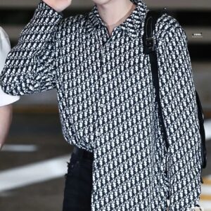 디올 오블리크 니트 긴팔 셔츠 네이비 레플리카 미러급 SA급 S급 고퀄리티 하이엔드 최상급 의류 [남성여성공용]