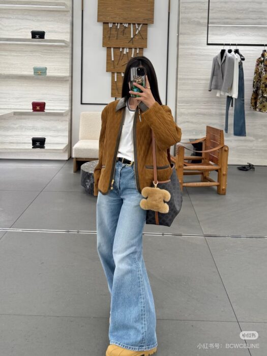 셀린느 스웨이드 퀼티드 자켓 레플리카 미러급 SA급 S급 고퀄리티 하이엔드 최상급 의류 [여성] 14