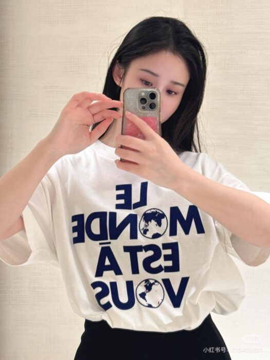 루이비통 플로킹 레더 반팔티 레플리카 미러급 SA급 S급 고퀄리티 하이엔드 최상급 의류 [남성여성공용] 15