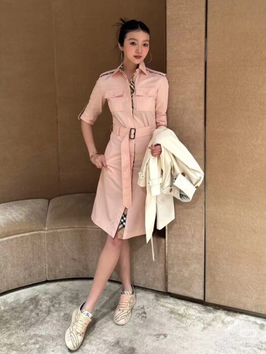 버버리 코튼 포플린 셔츠 드레스 레플리카 미러급 SA급 S급 고퀄리티 하이엔드 최상급 의류 [여성] 5