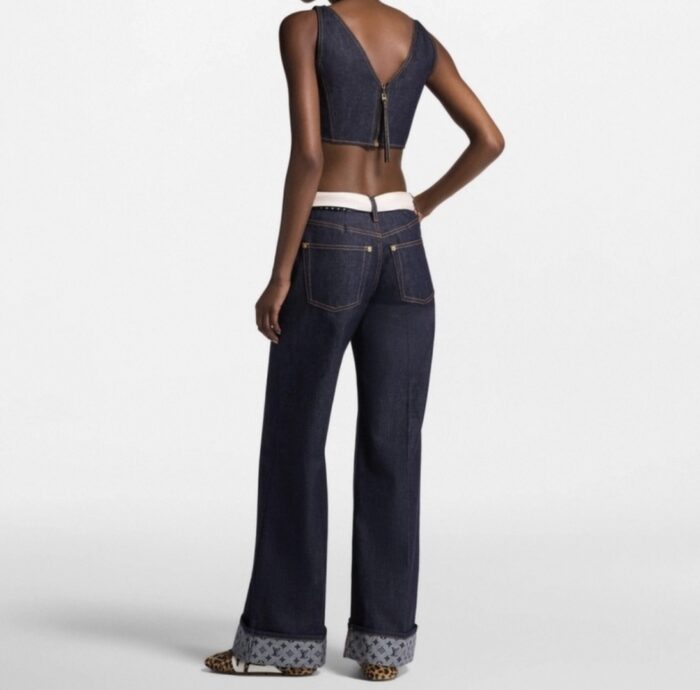 루이비통 커프 스트레이트 플레어 팬츠 레플리카 미러급 SA급 S급 고퀄리티 하이엔드 최상급 의류 [여성] 19