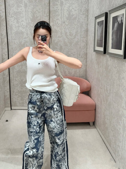 디올 Dioriviera 플레어 팬츠 레플리카 미러급 SA급 S급 고퀄리티 하이엔드 최상급 의류 [여성] 2