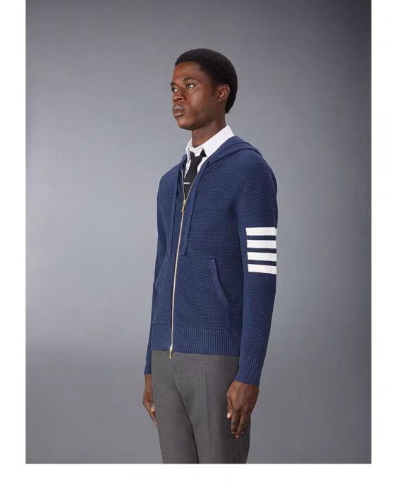 톰브라운 리넨 코튼 4-바 릴렉스 핏 집업 후디 레플리카 미러급 SA급 S급 고퀄리티 하이엔드 최상급 의류 [남성여성공용] 2