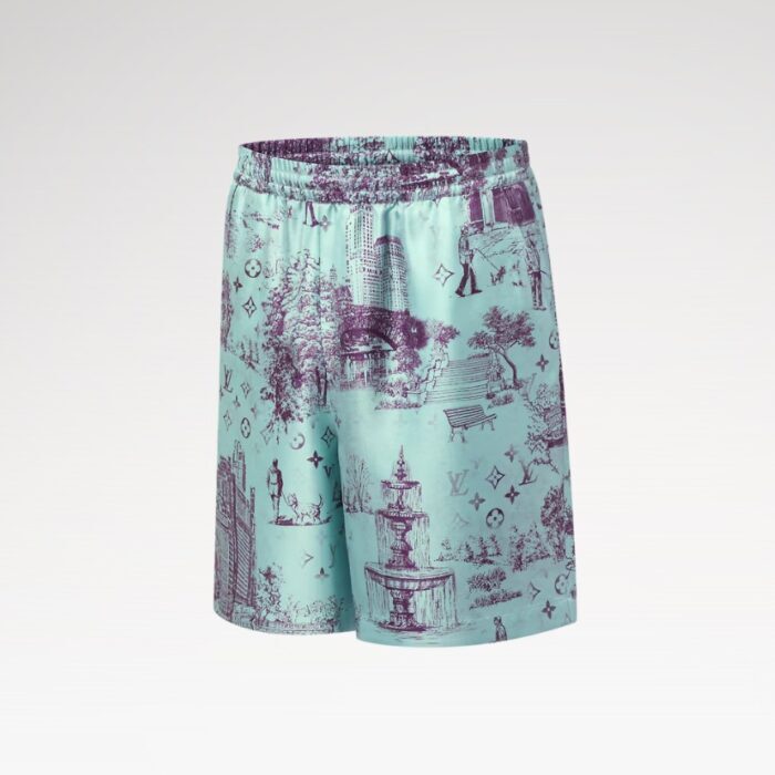 루이비통 모노그램 시티워크 프린티드 실크 쇼츠 레플리카 미러급 SA급 S급 고퀄리티 하이엔드 최상급 의류 [남성여성공용] 10