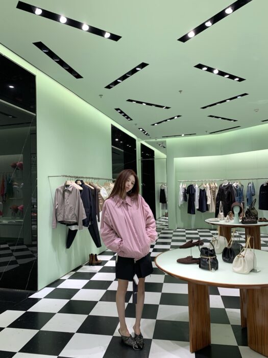 프라다 블루종 자켓 핑크 레플리카 미러급 SA급 S급 고퀄리티 하이엔드 최상급 의류 [여성] 8