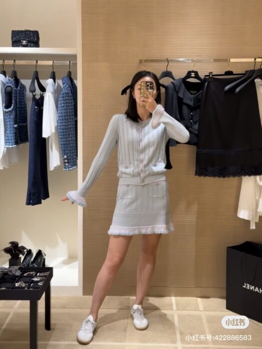 샤넬 블루 태슬 스커트 레플리카 미러급 SA급 S급 고퀄리티 하이엔드 최상급 의류 [여성] 5