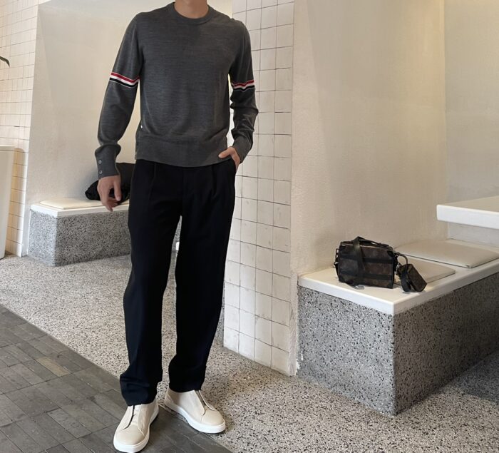 톰브라운 양팔 삼선 니트 레플리카 미러급 SA급 S급 고퀄리티 하이엔드 최상급 의류 [남성여성공용] 5