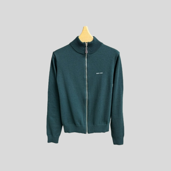 미우미우 지퍼 니트 가디건 레플리카 미러급 SA급 S급 고퀄리티 하이엔드 최상급 의류 [여성]