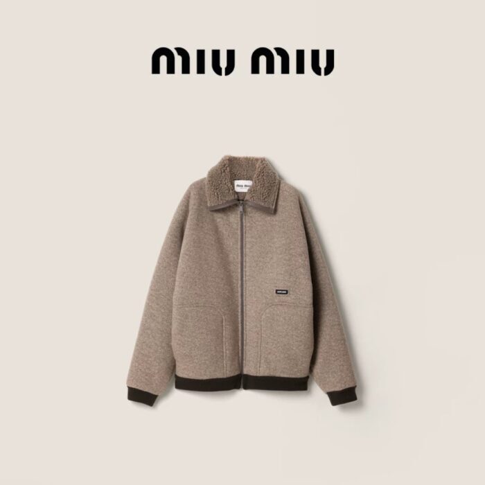 미우미우 코튼 플리스 집업 블루종 자켓 레플리카 미러급 SA급 S급 고퀄리티 하이엔드 최상급 의류 [여성] 18