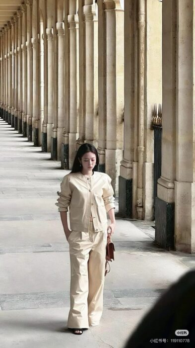 샤넬 베이지 가죽 자켓, 팬츠 레플리카 미러급 SA급 S급 고퀄리티 하이엔드 최상급 의류 [여성] 5