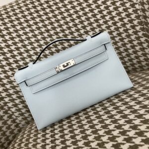 에르메스 켈리백 22 은장 연 스카이 블루 swift 레플리카 미러급 SA급 S급 고퀄리티 최상급 하이엔드 가방 [여성]