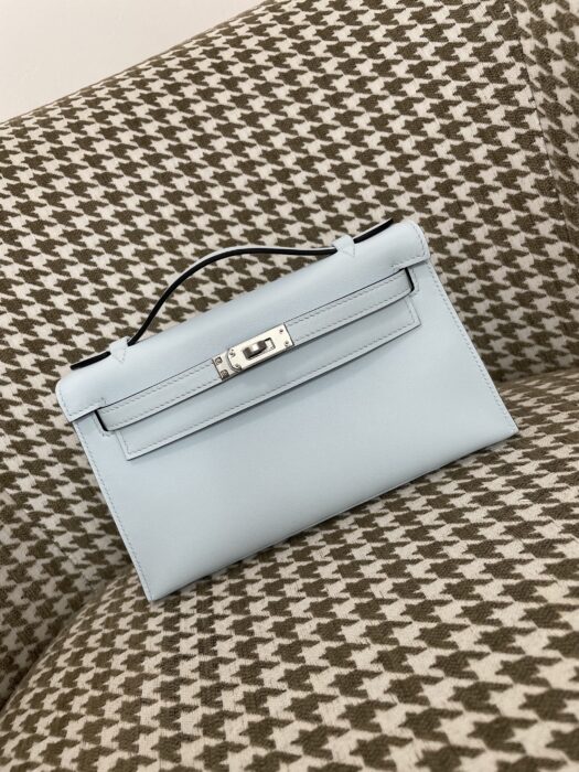 에르메스 켈리백 22 은장 연 스카이 블루 swift 레플리카 미러급 SA급 S급 고퀄리티 최상급 하이엔드 가방 [여성]