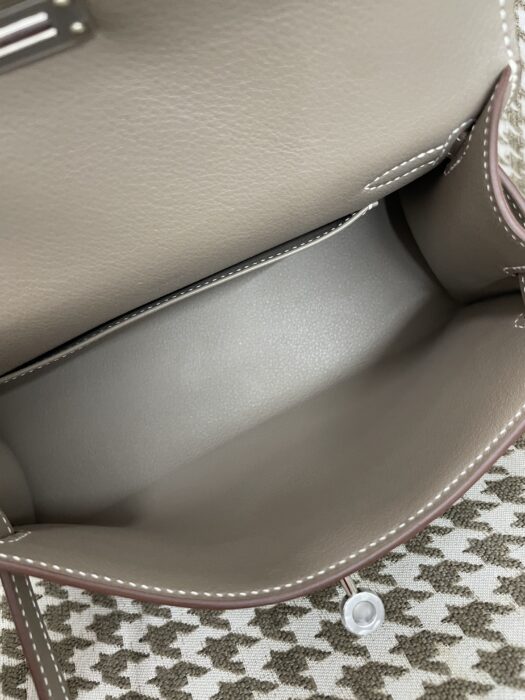 에르메스 켈리백 22 은장 코끼리 회색 swift 레플리카 미러급 SA급 S급 고퀄리티 최상급 하이엔드 가방 [여성] 3