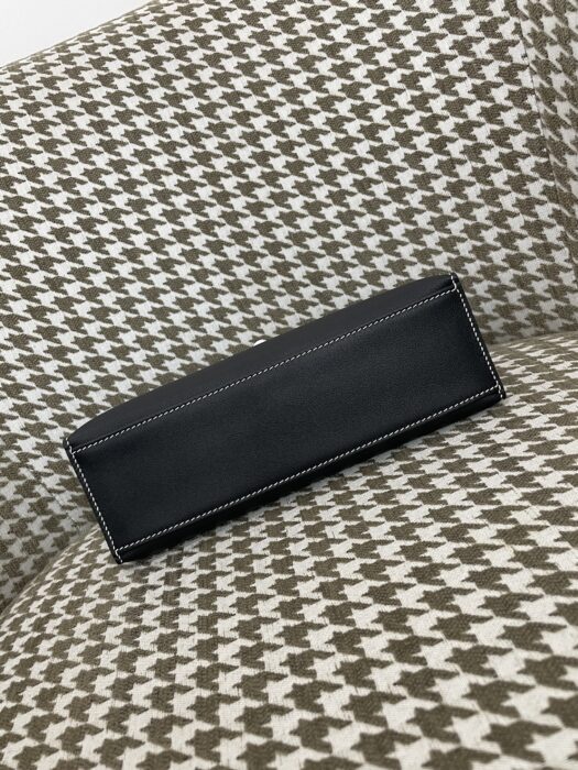 에르메스 켈리백 22 은장 코끼리 블랙 흰색 실 swift 레플리카 미러급 SA급 S급 고퀄리티 최상급 하이엔드 가방 [여성] 4